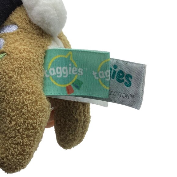 Taggies Mary Meyer Harmony Bunny Plush Baby Rattle Teether 5.5” Tags Signature - Picture 7 of 9